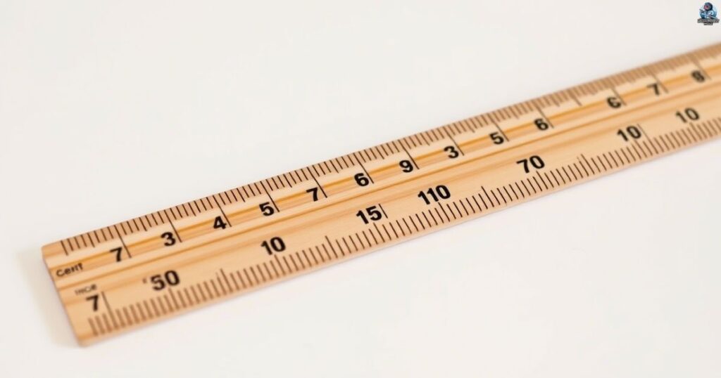 Wooden Ruler Section